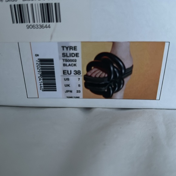 YUME YUME Black Tyre Sandals - Picture 4 of 6